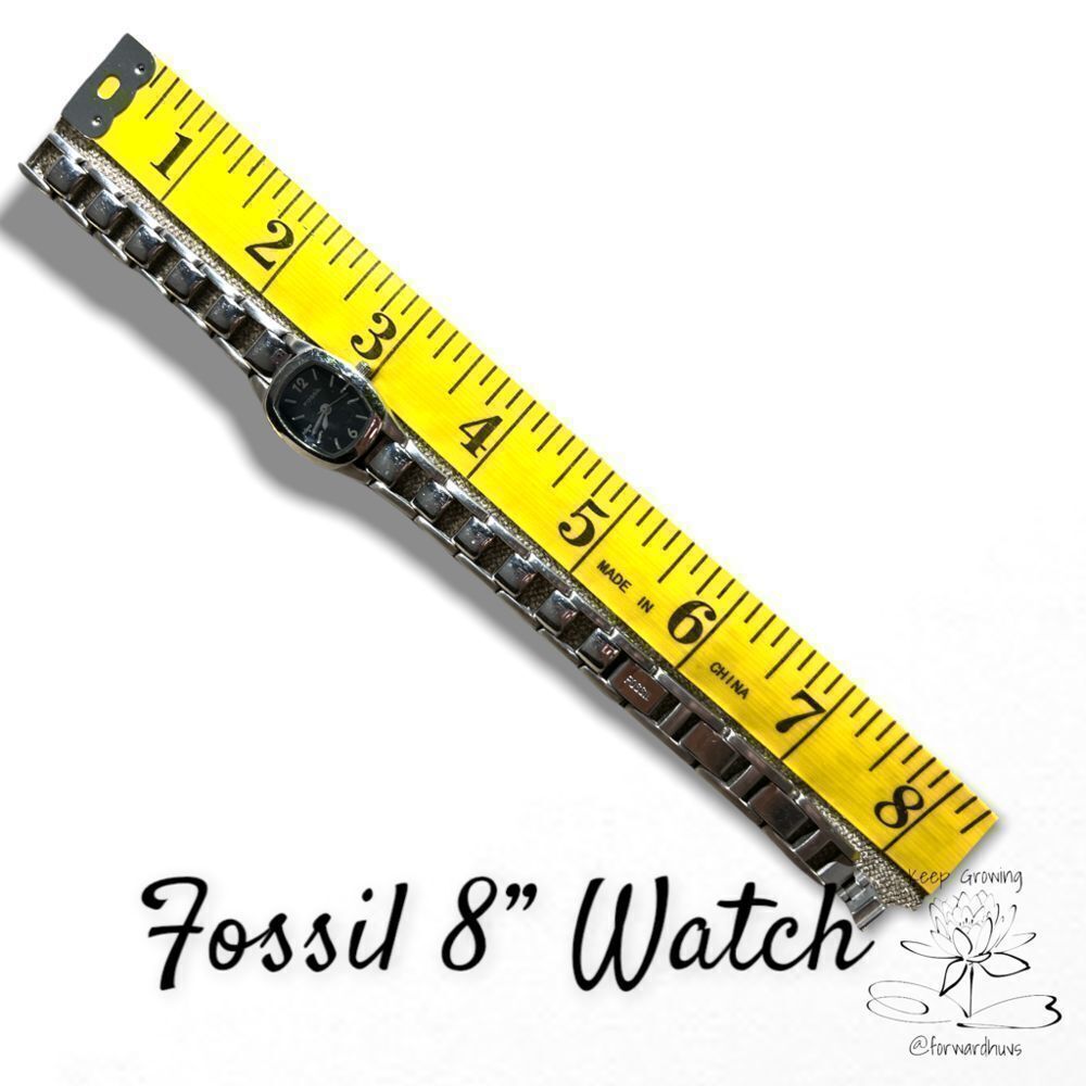 Fossil Silver Tone Watch With 2 Extensions - image 6